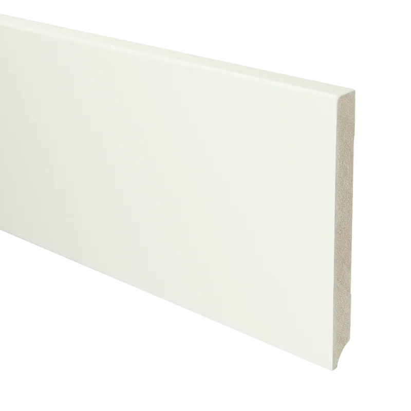 MDF Moderne Plint 150x15 RAL 9016 Verkeerswit 15961 Premium